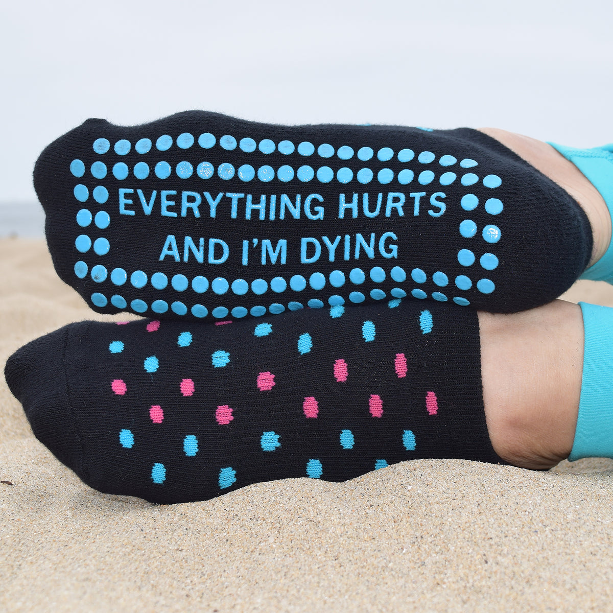 Everything Hurts And I'm Dying Quarter Socks
