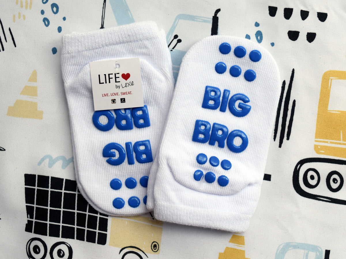 Big Brother Non-Slip Baby & Toddler Boy Socks