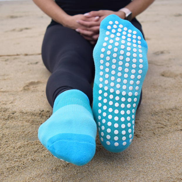 But Did You Die Polka Dot Sticky Socks for Barre, Pilates, Yoga pinkpurple  -  Canada